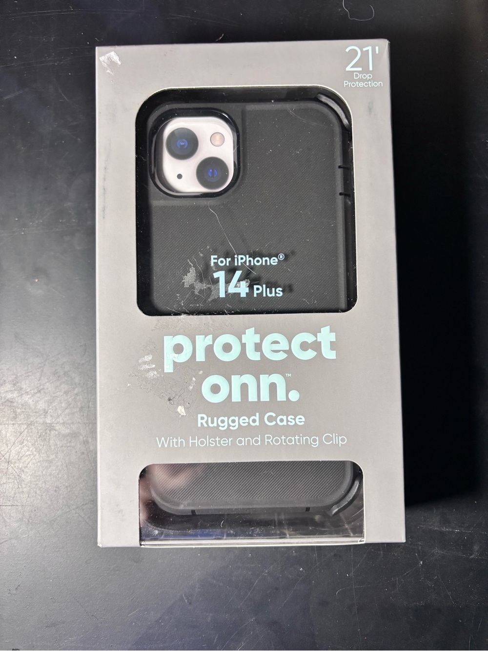 Rugged Case for iPhone 14 Plus - Black